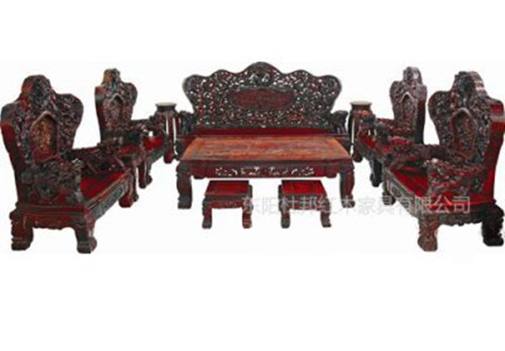 供应红木家具 明清仿古中式古典 雕花红木沙发11件套 大九龙沙发